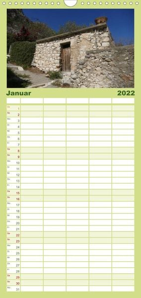 Produktbild: Kreta - Paradies an der Wiege Europas - Familienplaner hoch (Wandkalender 2022 , 21 cm x 45 cm, hoch)