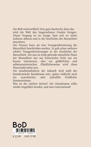 Produktbild: Die weiblich werdende Welt