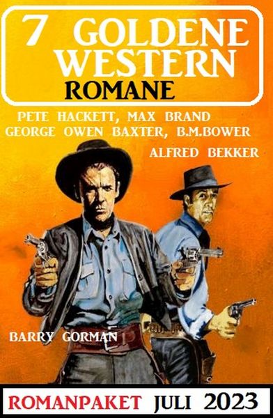 Produktbild: 7 Goldene Western Romane Juli 2023