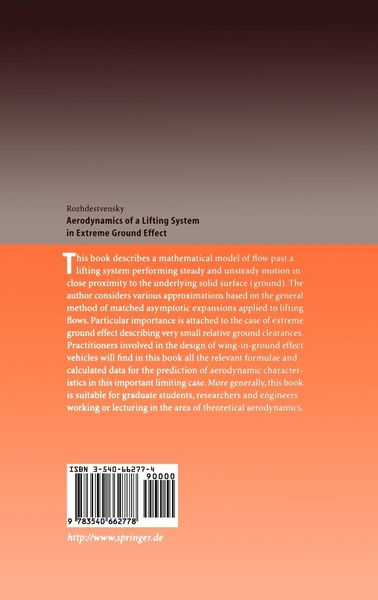 Produktbild: Aerodynamics of a Lifting System in Extreme Ground Effect