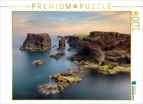 CALVENDO Puzzle Eshaness Klippen | 1000 Teile Lege-Größe 64x48cm Foto-Puzzle für glückliche Stunden