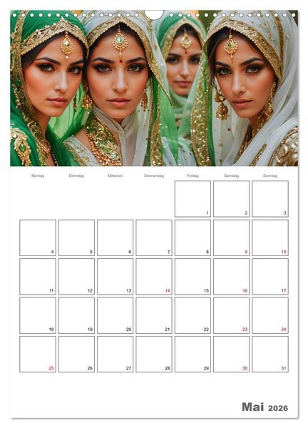 Produktbild: Frauen des Sultans (Wandkalender 2026 DIN A3 hoch), CALVENDO Monatskalender