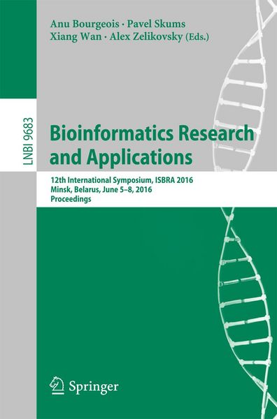 Produktbild: Bioinformatics Research and Applications