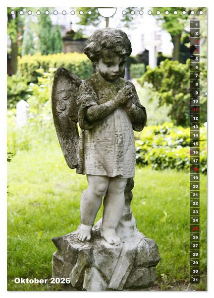 Produktbild: Friedhofsengel in Berlin (Wandkalender 2026 DIN A4 hoch), CALVENDO Monatskalender