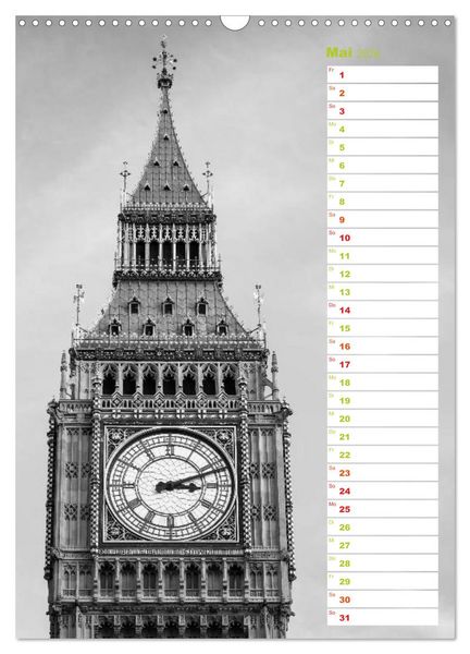 Produktbild: Big City London (Wandkalender 2026 DIN A3 hoch), CALVENDO Monatskalender