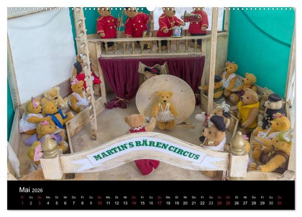 Produktbild: Martin B&auml;ren (hochwertiger Premium Wandkalender 2026 DIN A2 quer), Kunstdruck in Hochglanz