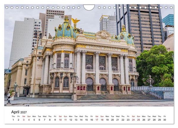 Produktbild: RIO DE JANEIRO Contrasts. Colors. Light. (Wall Calendar 2027 DIN A4 landscape), CALVENDO 12 Month Wall Calendar