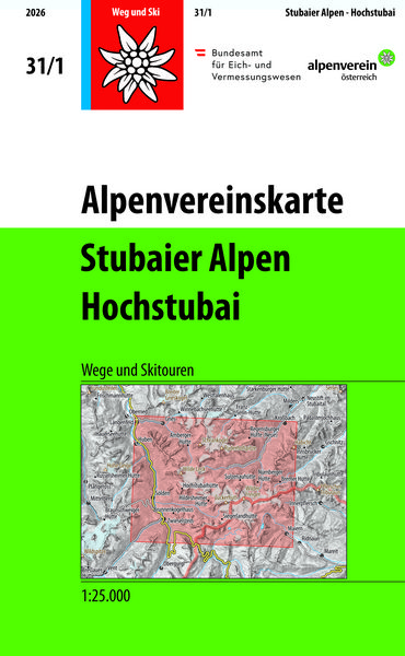 Produktbild: Alpenvereinskarte