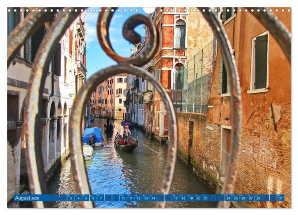 Produktbild: Venedig - Die Lagunenstadt (Wandkalender 2026 DIN A3 quer), CALVENDO Monatskalender