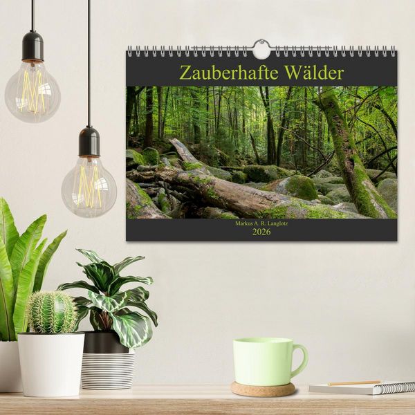 Produktbild: Zauberwelt Wald (Wandkalender 2026 DIN A4 quer), CALVENDO Monatskalender