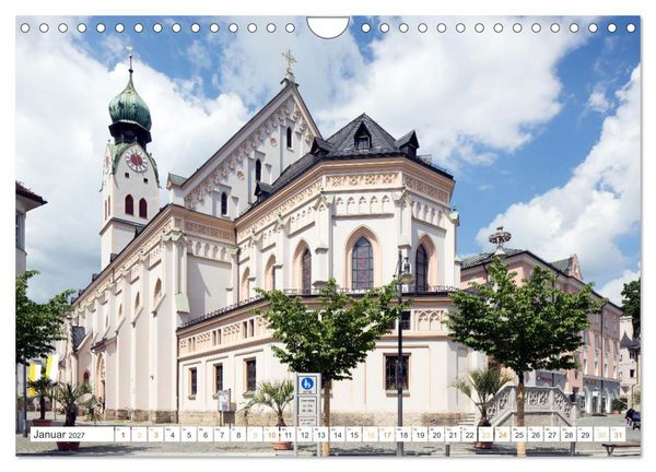 Produktbild: Rosenheim - Die Stadt vor den Bergen (Wandkalender 2027 DIN A4 quer), CALVENDO Monatskalender