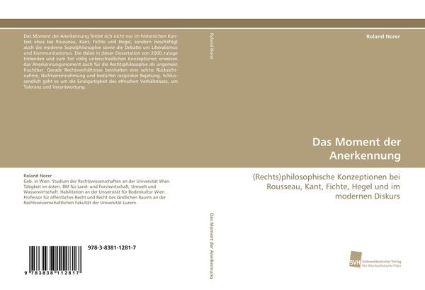 Produktbild: Das Moment der Anerkennung
