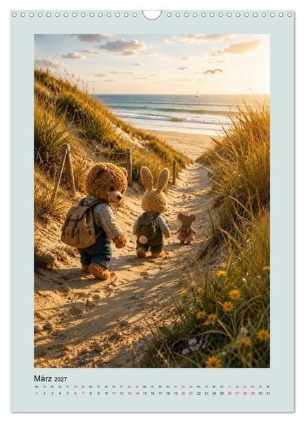 Produktbild: Die Insel der Stofftiere (Wandkalender 2027 DIN A3 hoch), CALVENDO Monatskalender