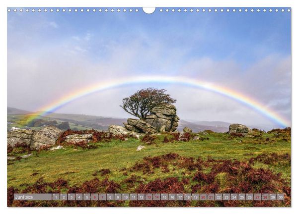 Produktbild: Dartmoor, herbe Sch&ouml;nheit im S&uuml;den Englands (Wandkalender 2026 DIN A3 quer), CALVENDO Monatskalender