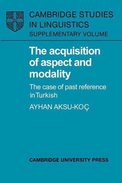 Produktbild: The Acquisition of Aspect and Modality