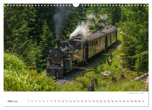 Produktbild: Dampfbahn Furka 2026 (Wandkalender 2026 DIN A3 quer), CALVENDO Monatskalender