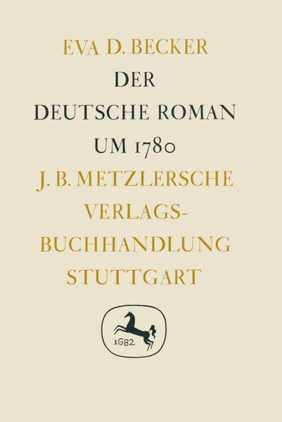 Produktbild: Der Deutsche Roman um 1780