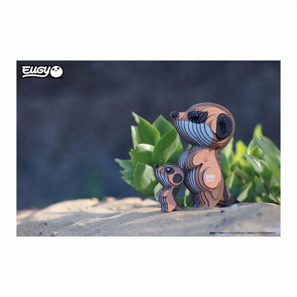 Produktbild: EUGY - 3D Bastelset Erdm&auml;nnchen