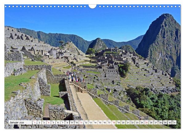 Produktbild: Inkabauten in PERU, Bauwerke eines gro&szlig;en Reiches (Wandkalender 2026 DIN A3 quer), CALVENDO Monatskalender