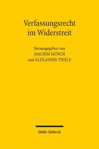Produktbild: Verfassungsrecht im Widerstreit