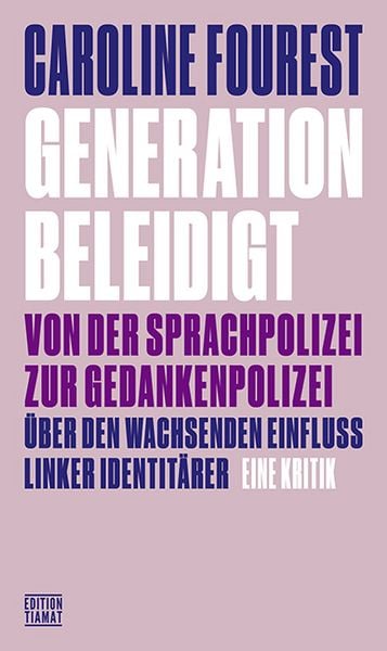 Produktbild: Generation Beleidigt