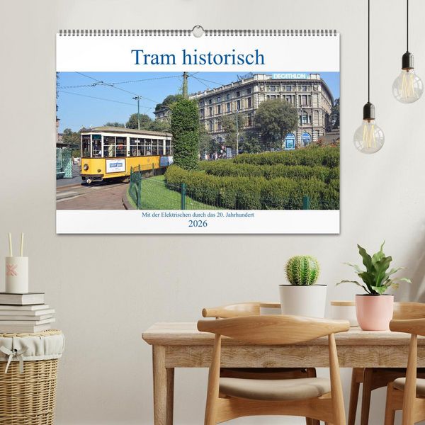 Produktbild: Tram historisch (Wandkalender 2026 DIN A2 quer), CALVENDO Monatskalender