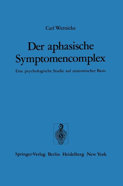 Produktbild: Der aphasische Symptomencomplex