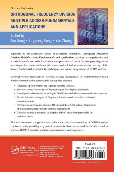 Produktbild: Orthogonal Frequency Division Multiple Access Fundamentals and Applications