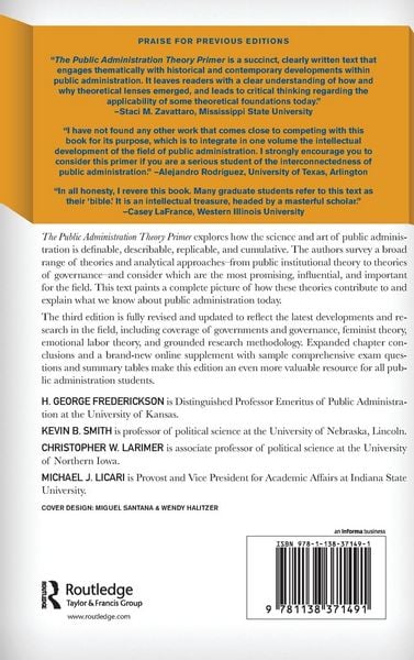 Produktbild: The Public Administration Theory Primer