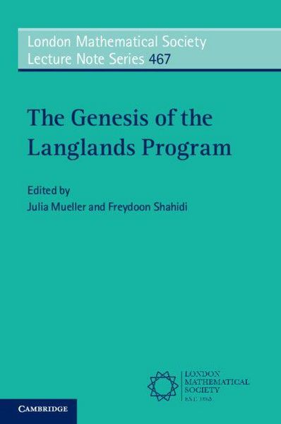 Produktbild: The Genesis of the Langlands Program