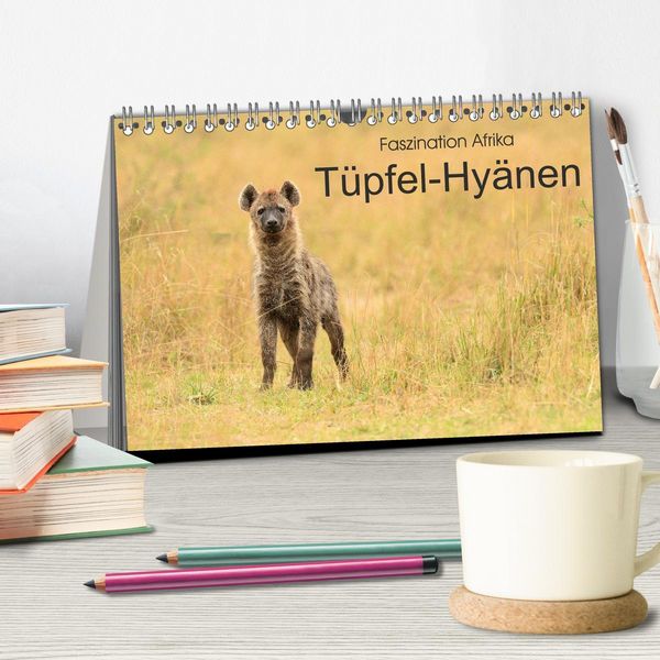 Produktbild: Faszination Afrika: T&uuml;pfel-Hy&auml;nen (Tischkalender 2026 DIN A5 quer), CALVENDO Monatskalender