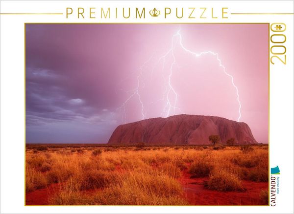 Produktbild: CALVENDO Puzzle Uluru | 2000 Teile Lege-Gr&ouml;&szlig;e 90x67cm Foto-Puzzle f&uuml;r gl&uuml;ckliche Stunden