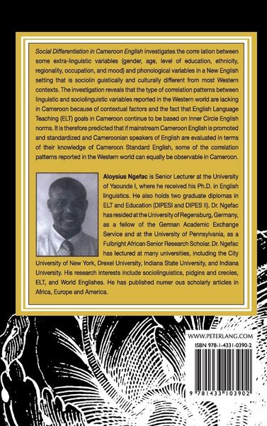 Produktbild: Social Differentiation in Cameroon English