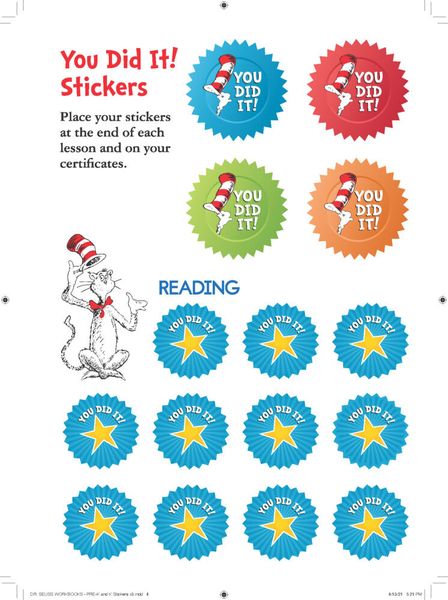 Produktbild: Dr. Seuss Workbook: Grade 3
