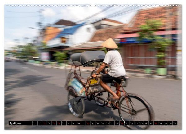 Produktbild: Yogyakarta - Indonesien (Wandkalender 2026 DIN A2 quer), CALVENDO Monatskalender