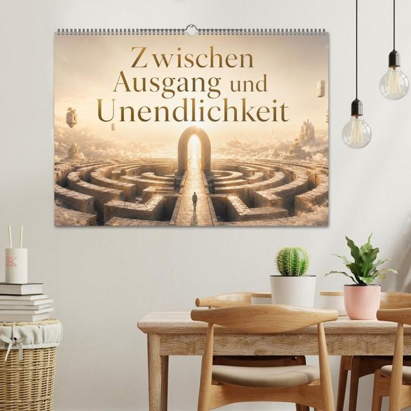 Produktbild: Zwischen Ausgang und Unendlichkeit (Wandkalender 2027 DIN A2 quer), CALVENDO Monatskalender