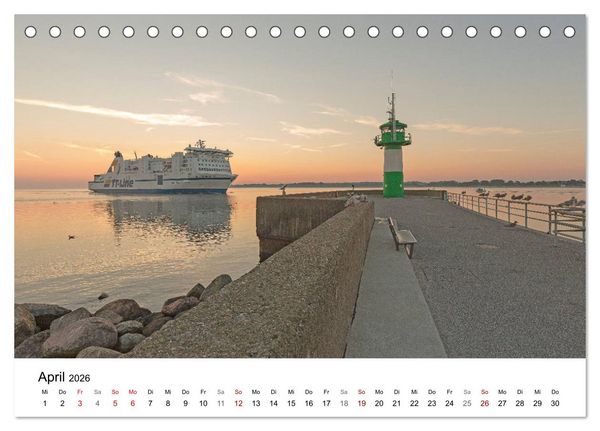 Produktbild: Ostseeheilbad Travem&uuml;nde - L&uuml;becks sch&ouml;nste Tochter (Tischkalender 2026 DIN A5 quer), CALVENDO Monatskalender