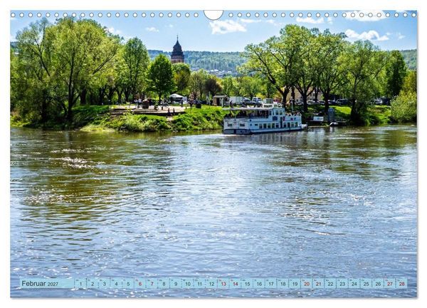 Produktbild: Die Obere Weser - Von Hannoversch M&uuml;nden bis Bad Karlshafen (Wandkalender 2027 DIN A3 quer), CALVENDO Monatskalender