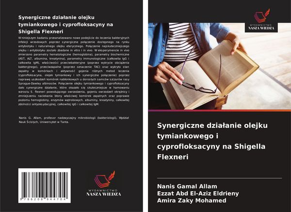 Produktbild: Synergiczne dzia&iquest;anie olejku tymiankowego i cyprofloksacyny na Shigella Flexneri