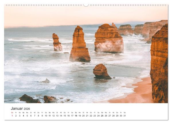 Produktbild: Faszination Australien - Impressionen vom Land Down Under (Wandkalender 2026 DIN A2 quer), CALVENDO Monatskalender