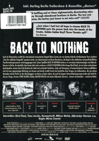 Produktbild: Back to Nothing