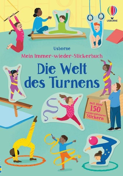 Mein Immer-wieder-Stickerbuch: Die Welt des Turnens, Taschenbuch von Jessica Greenwell, Usborne, 978-1-78941-644-2