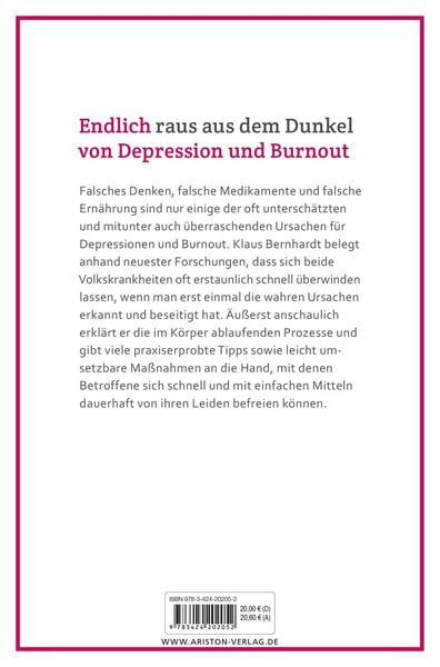 Produktbild: Depression und Burnout loswerden