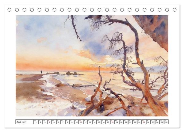Produktbild: Reise durch Lettland (Tischkalender 2027 DIN A5 quer), CALVENDO Monatskalender