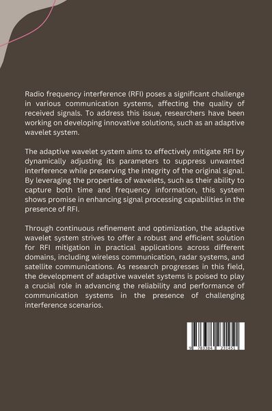 Produktbild: Development of an Adaptive Wavelet System for Radio Frequency Interference Mitigation