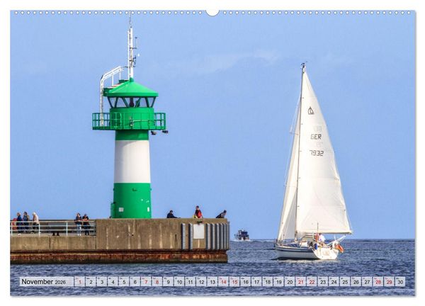 Produktbild: Halbinsel Priwall bei Travem&uuml;nde &ndash; Impressionen von der Ostseek&uuml;ste (Wandkalender 2026 DIN A2 quer), CALVENDO Monatskalender