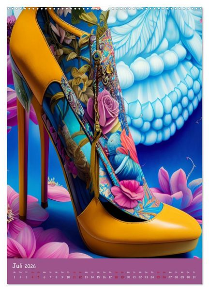 Produktbild: HighHeelArt (Wandkalender 2026 DIN A2 hoch), CALVENDO Monatskalender