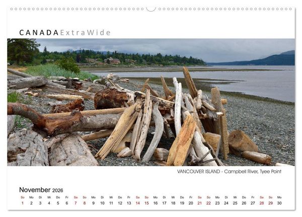 Produktbild: Vancouver Island Panoramabilder (Wandkalender 2026 DIN A2 quer), CALVENDO Monatskalender