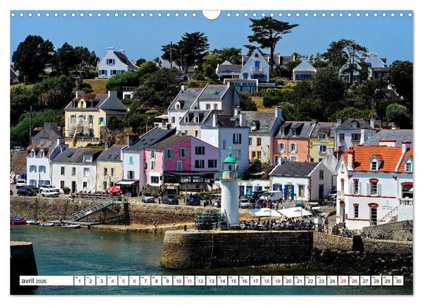 Produktbild: Belle-&icirc;le-en-Mer - un paradis breton (Calendrier mural 2026 DIN A3 vertical), CALVENDO calendrier mensuel