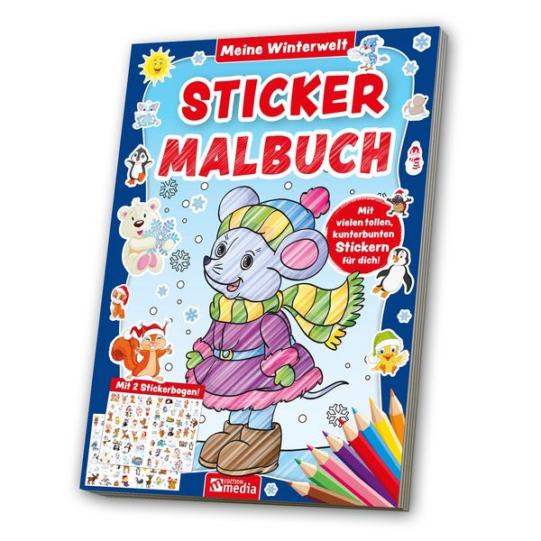 Produktbild: Sticker Malbuch - Winterzeit